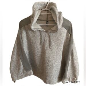 NWOT MTA Sport Hoodie, Sweatshirt, Crop, Plus Sz XL, 1X, Cotton, Velvet, Sweats‌